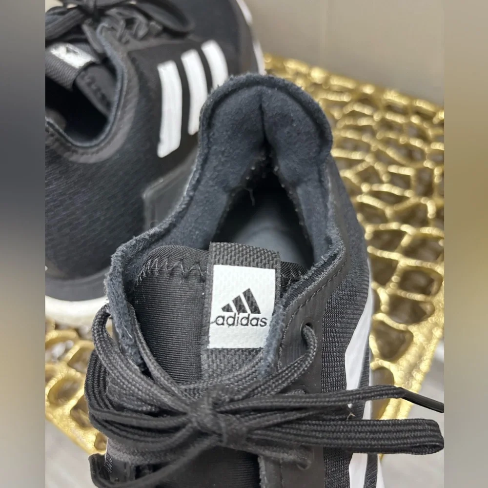 Adidas Black and White Sneakers Womens Size 10